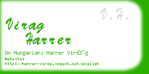 virag harrer business card